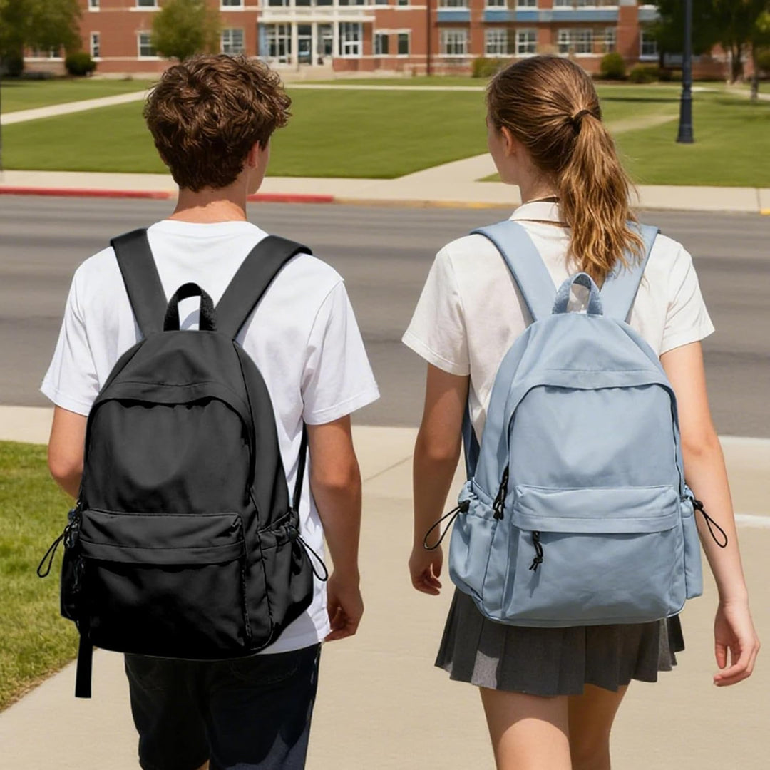 WEPLAN Schulrucksack Teenager Mädchen Rucksäcke Damen Schule Casual Schultaschen Unisex Schultasche