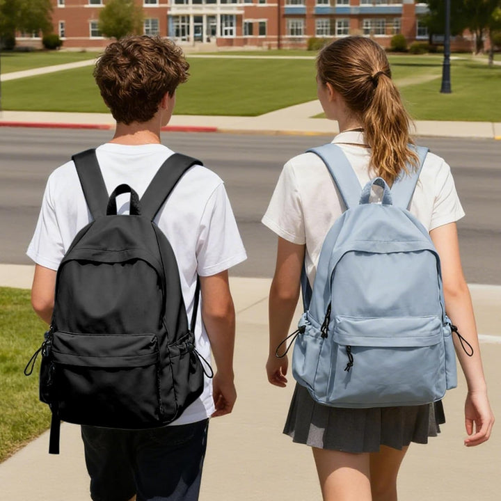 WEPLAN Schulrucksack Teenager Mädchen Rucksäcke Damen Schule Casual Schultaschen Unisex Schultasche