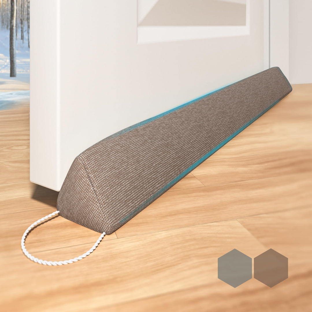 Zugluftstopper für Türen,90cm Windstopper,Extra Schwere Türdichtung Waschbar,Zur Wind- und Schalldäm