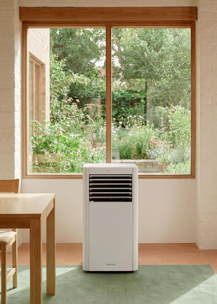 CREATE SILKAIR DUAL CONNECT 9000 / Mobiles 4-in-1-WLAN-Klimagerät 9000 BTU mit Wärmepumpe / mit Absa