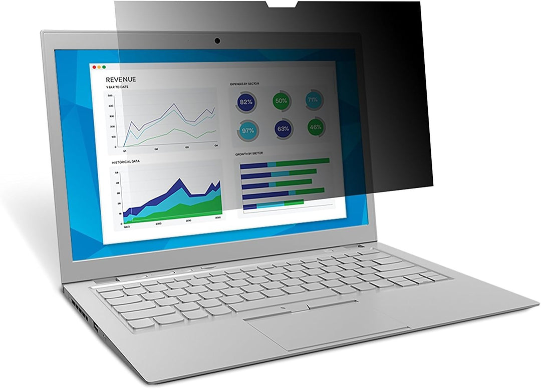3M Blickschutzfilter für 12.1 "Standard Laptop, 4: 3, Schwarz 4:3 30,7 cm, 4:3 30,7 cm