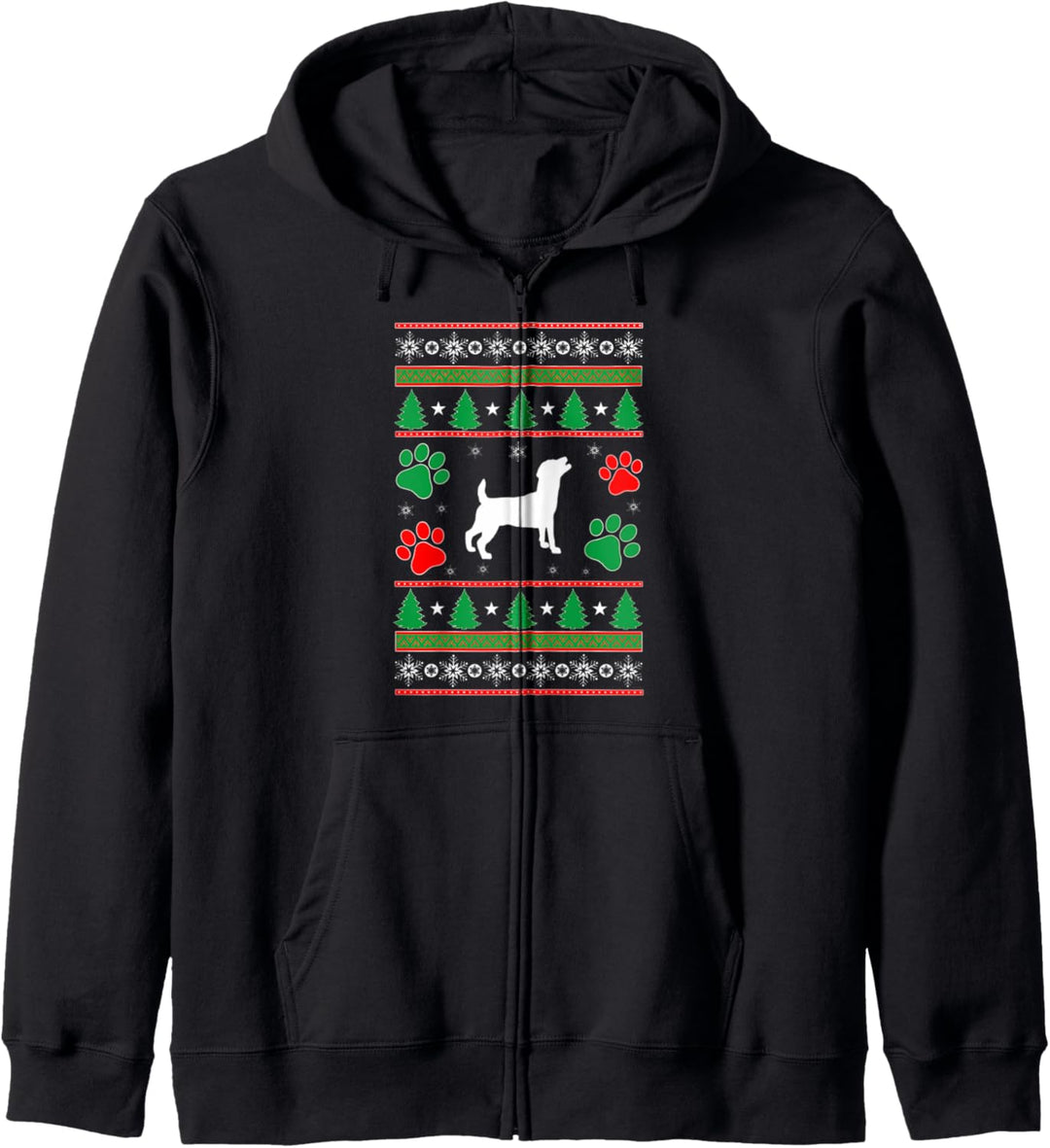 Jack Russell Terrier Mom lovers gift ugly Christmas Kapuzenjacke