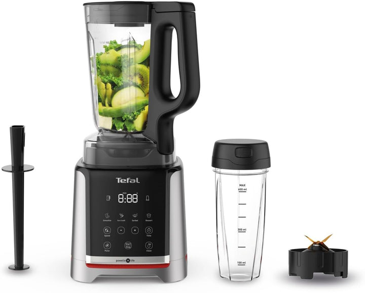Tefal InfinyMix Hochgeschwindigkeits-Standmixer, 5 Auto-Programme + manuelle Einstellung, 2,6-l-Trit
