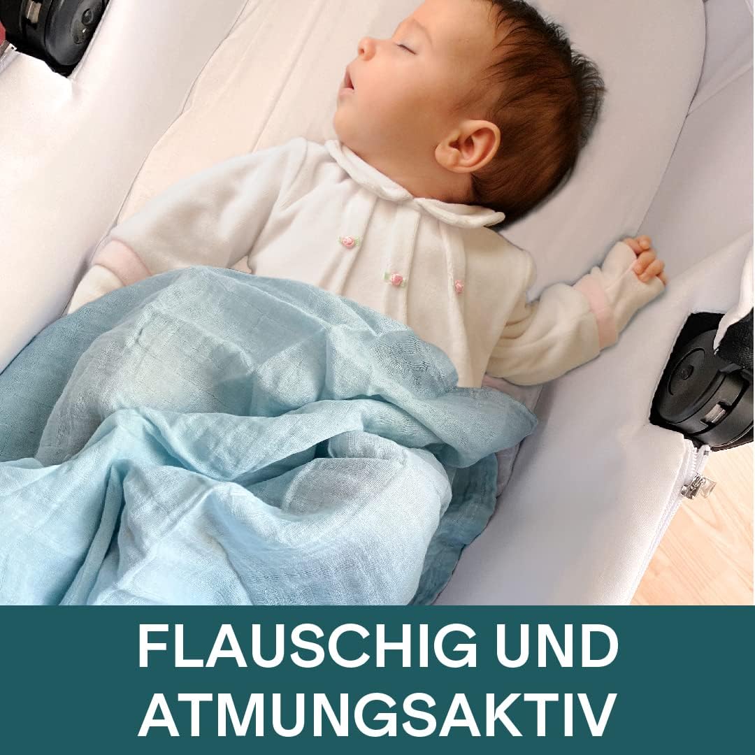 KOALA BABYCARE - Neugeborenes Musselin 80x80 cm - Packung mit 3 Stück - Neugeborenen-Baumwolldecke -