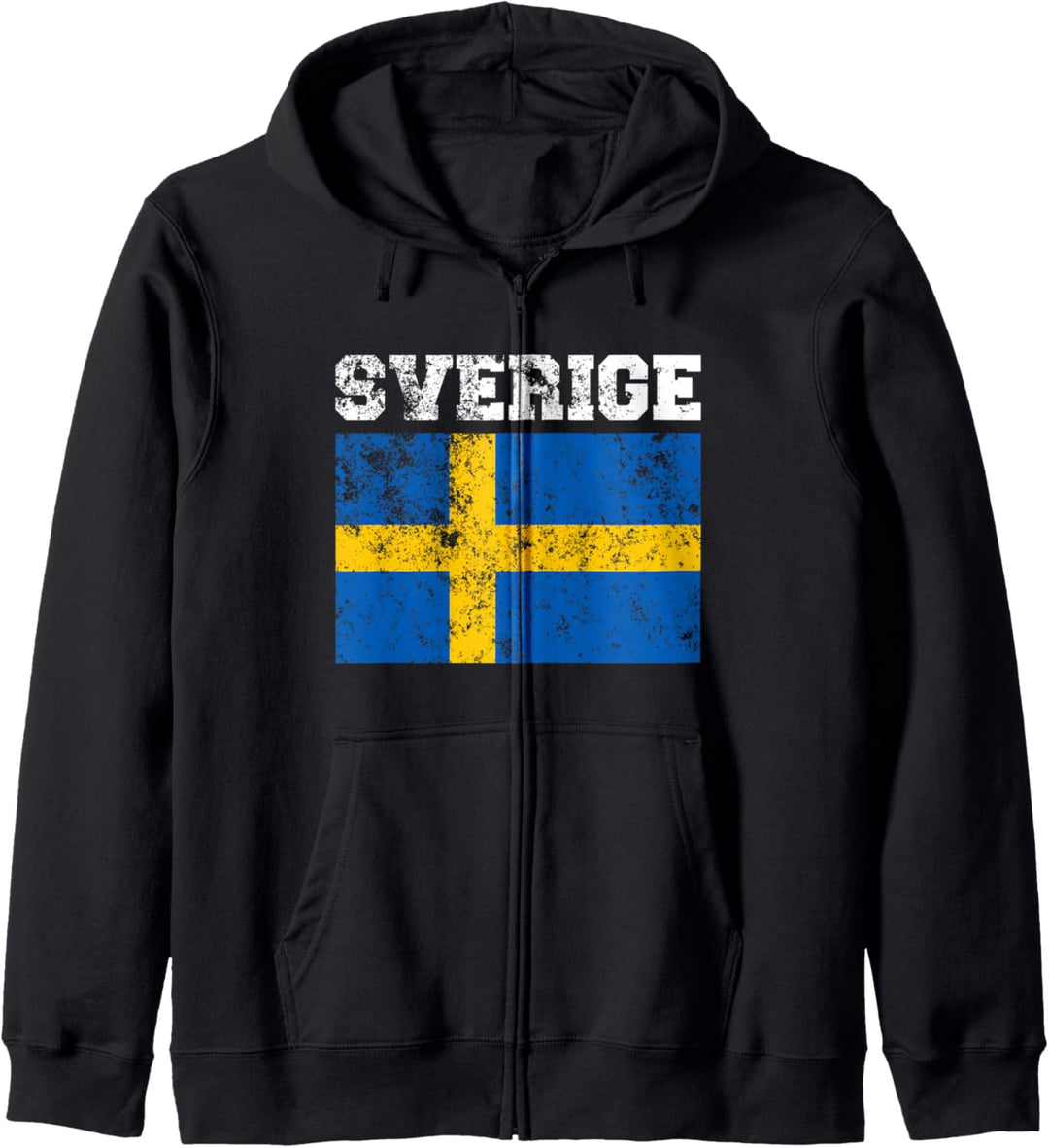 Sverige Flagge Schweden Flagge Kapuzenjacke