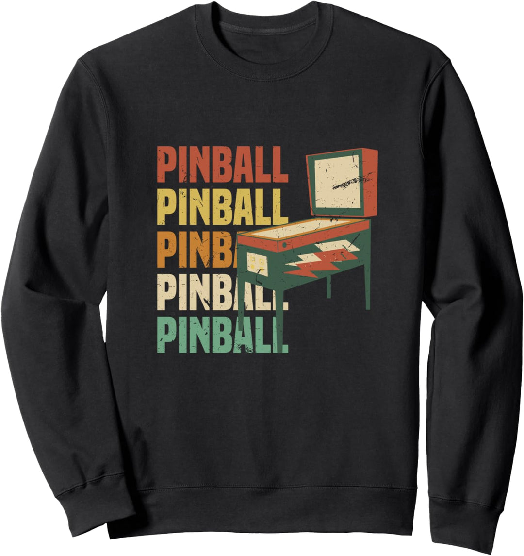 Pinball Machine | Retro 80's Arcade Game Player Sweatshirt
