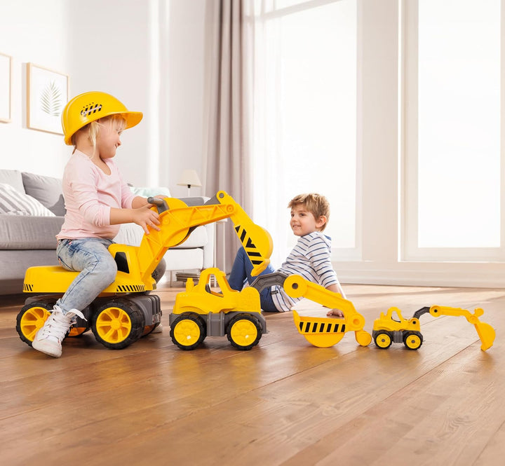 BIG - Power-Worker Maxi-Digger - Kinderfahrzeug, geeignet als Sandspielzeug und für das Kinderzimmer