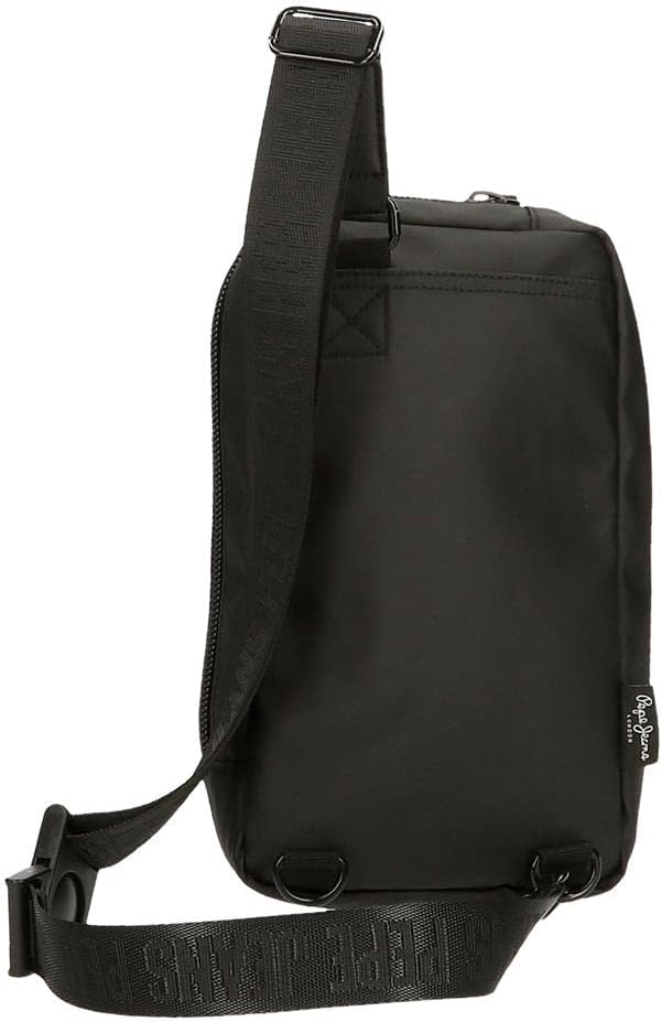 Pepe Jeans Hoxton Umhängetaschen und Kulturbeutel, Schwarz und Blau, Polyester PU, verschiedene Grös