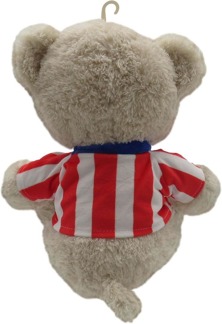 CyP Brands Atlético de Madrid, Plüsch, Bär, Puppe, Atlético Madrid T-Shirt, Braun, offizielles Produ