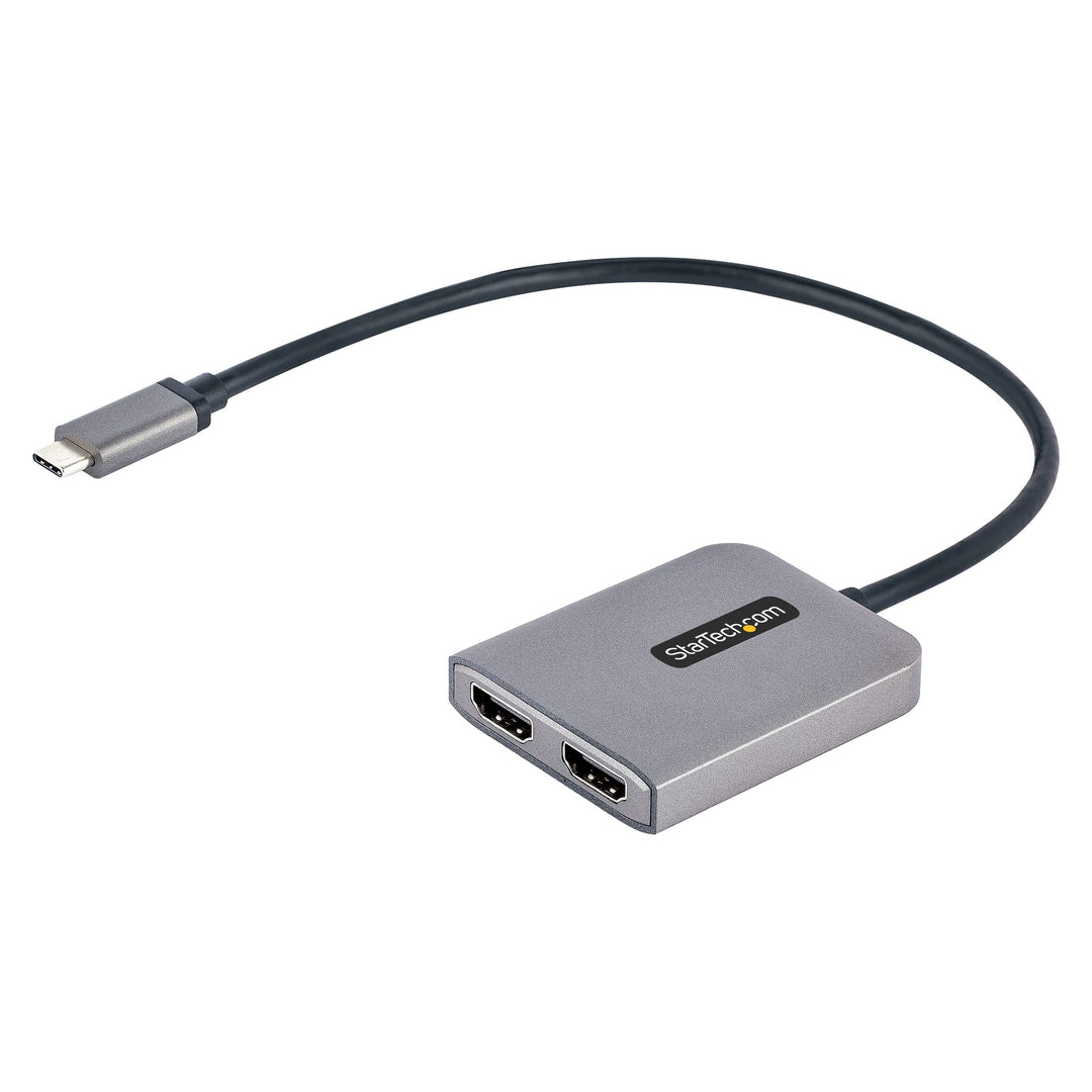 StarTech.com USB-C auf Dual HDMI Adapter, USB Typ-C Multi-Monitor MST Hub, Dual 4K 60Hz HDMI Laptop