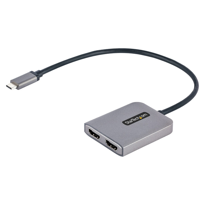 StarTech.com USB-C auf Dual HDMI Adapter, USB Typ-C Multi-Monitor MST Hub, Dual 4K 60Hz HDMI Laptop