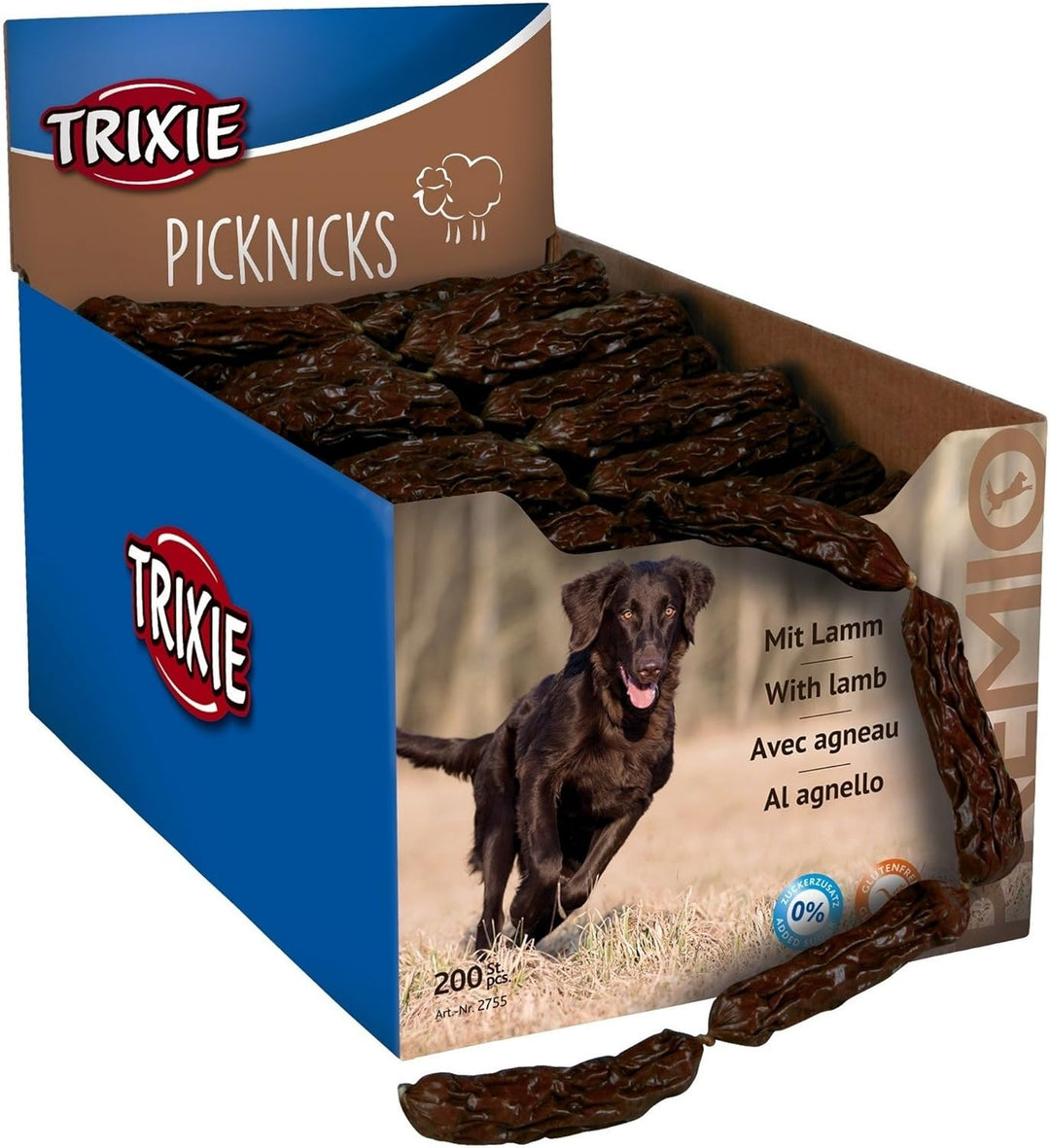 Trixie Premio Picknicks Würste 8 cm - 200 Stück, Sorte: Lamm