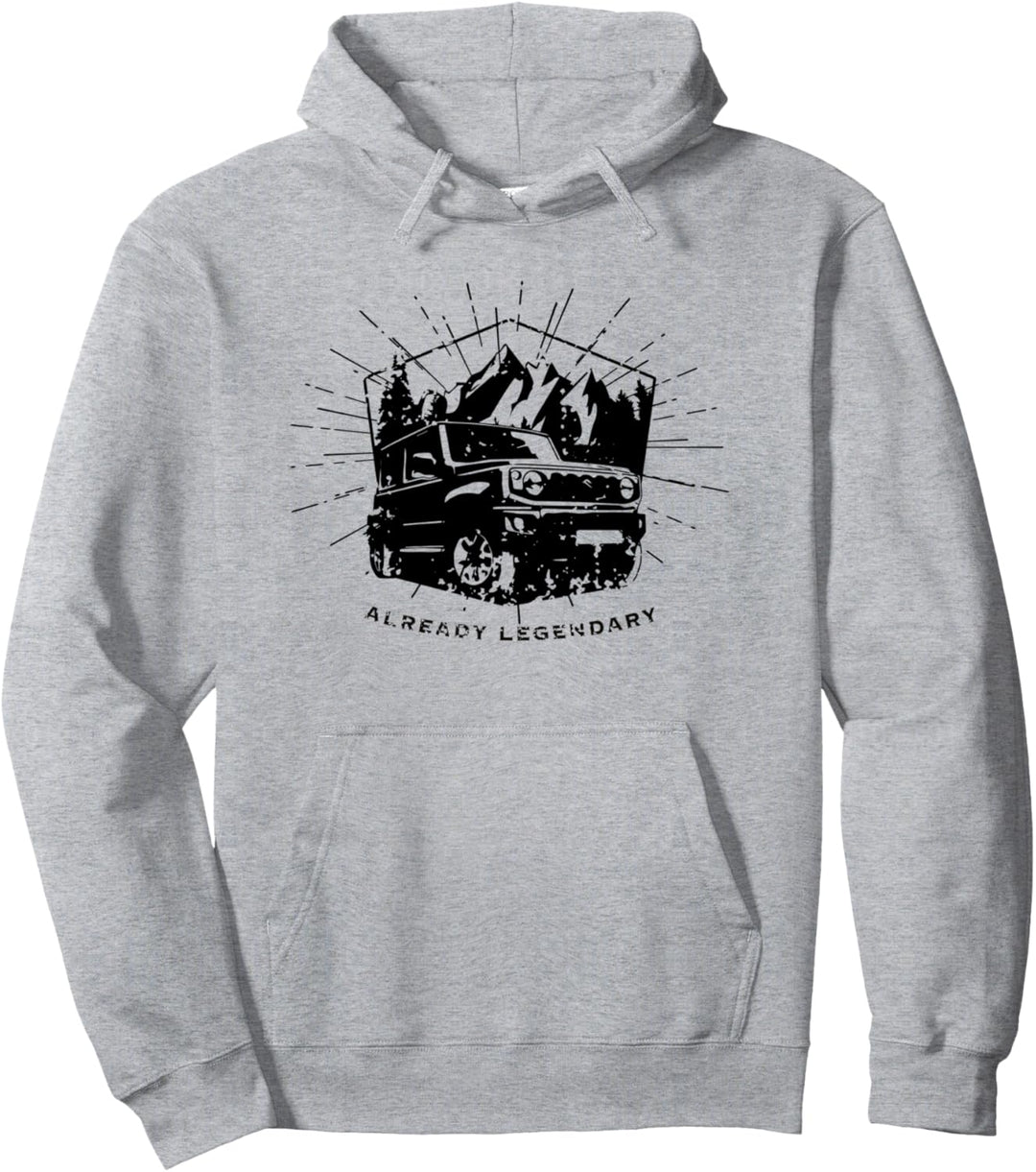 JB74 JB64 Jimny Already Legendary Offroad 4x4 4wd Allgrip Pullover Hoodie