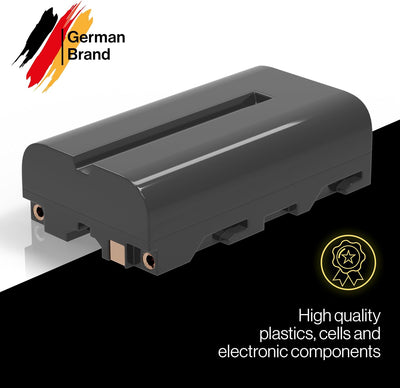 PATONA 2X Protect V1 Akku NP-F550 Kompatibel mit Sony NP-F950 NP-F930 NP-F750 NP-F730