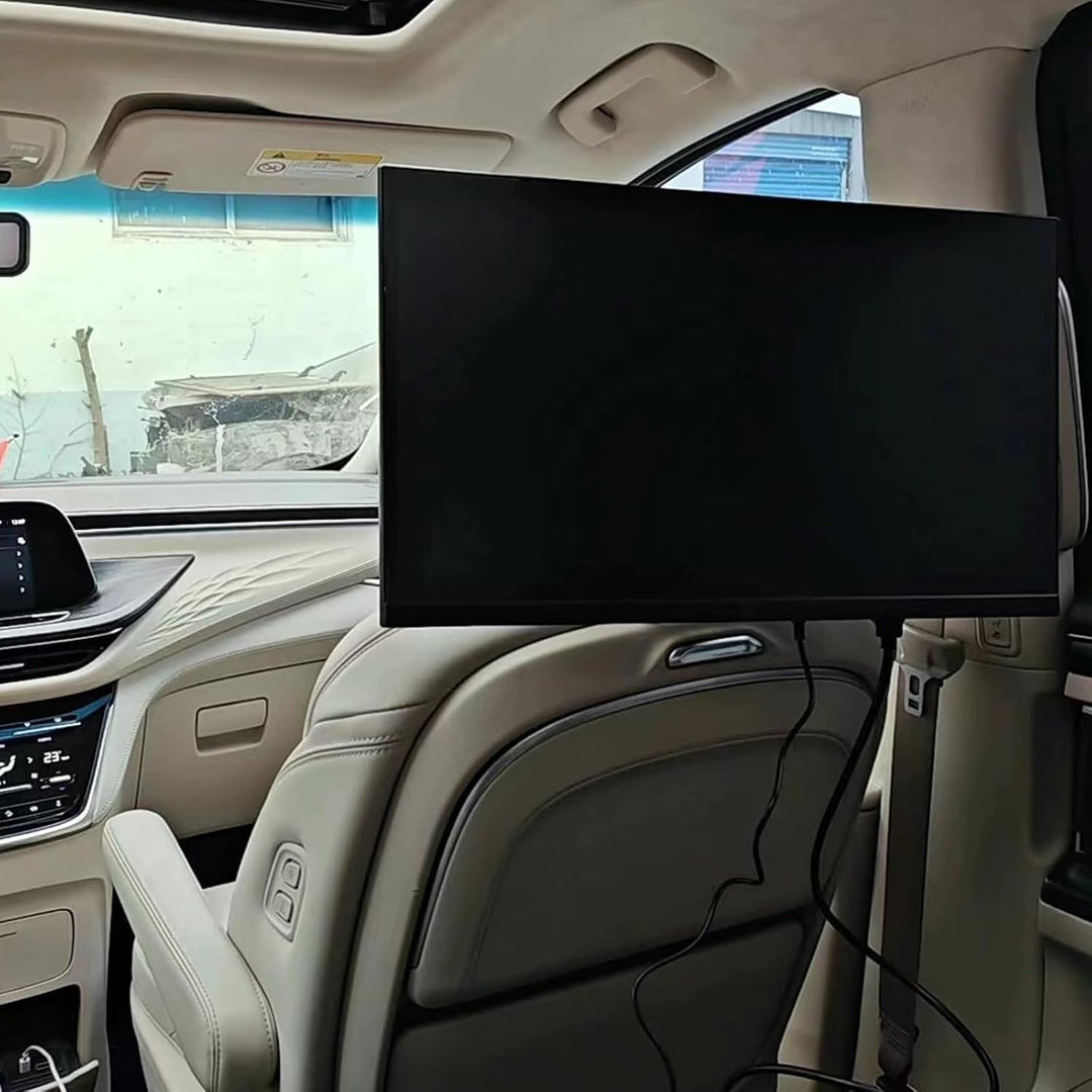 Campervan TV Halterung, Wohnmobil TV Halterung mit VESA Kopfstütze für 12-24 Zoll Fernseher, bis zu