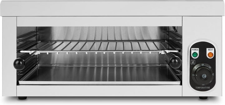 VERTES Salamander Grill, Höhe 280 mm, regelbar 50-300°C, 2000 Watt Gastronomie Ofen zum Überbacken,