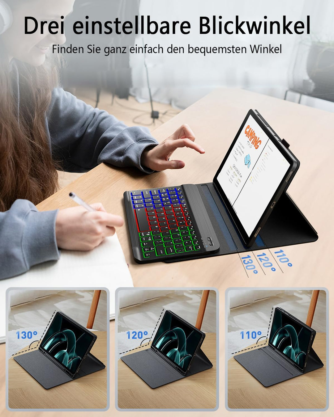 für Lenovo Idea Tab (2025 TB-336ZU TB-336FU)/ Lenovo Tab M11 (2024 TB330FU/TB330XU) 11 Zoll Hülle mi