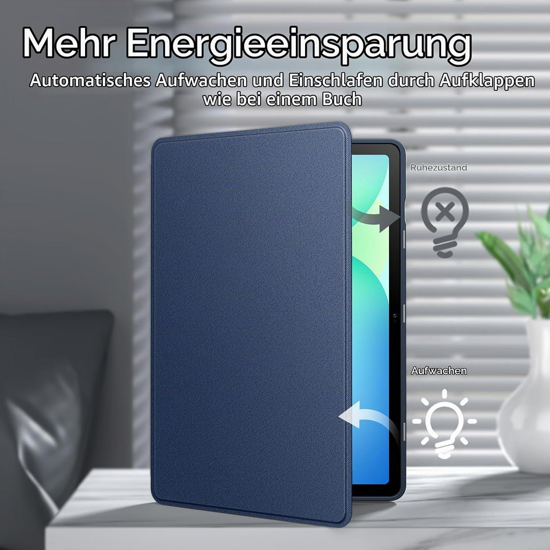 JETech Hülle für Samsung Galaxy Tab S10 FE Plus/S10 FE+ 13,1 Zoll mit S Pen Halter, Dünn Folio Ständ