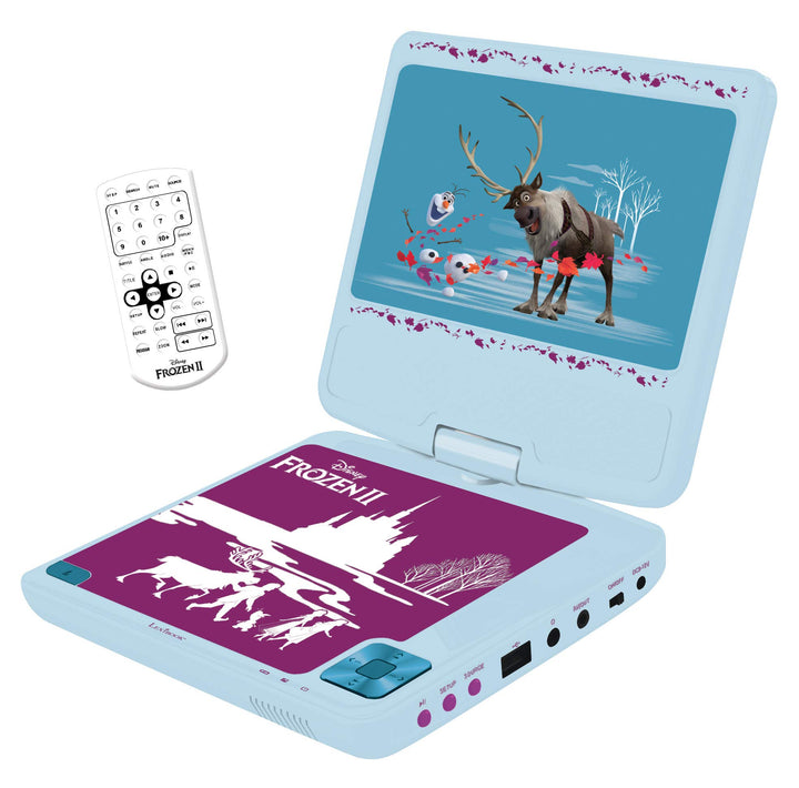 Lexibook - DVDP6FZ - Disney Frozen tragbarer DVD-Player - Himmelblau Die Eiskönigin, Die Eiskönigin