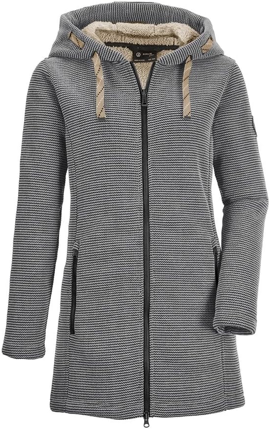 G.I.G.A. DX Damen Gw 54 Wmn Kntflc Prk Casual Strickfleeceparka/Fleecejacke mit Kapuze 36 gebrochene