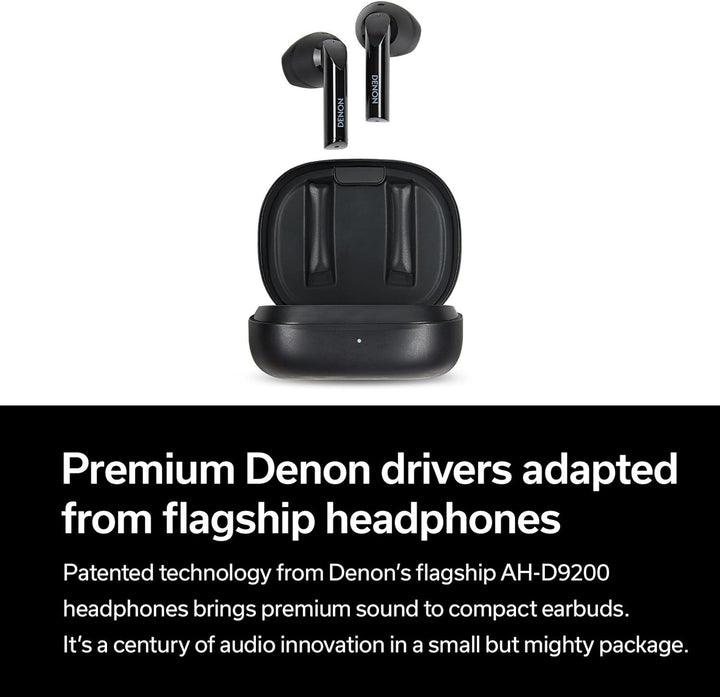 Denon AH-C500W True Wireless In-Ear-Kopfhörer, wasserresistente Bluetooth-Kopfhörer mit eingebautem