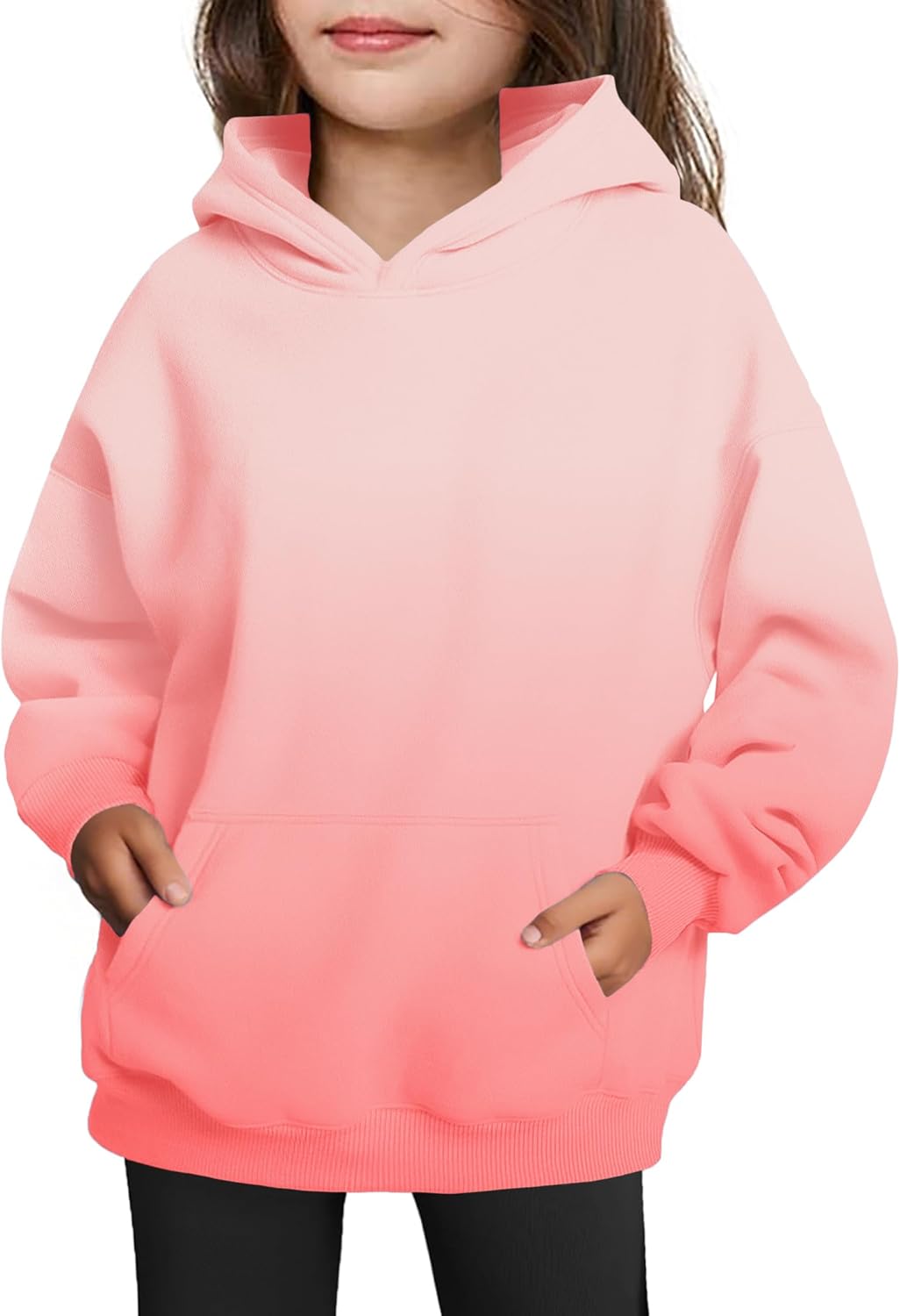 Arshiner Mädchen Kapuzenpullover Warm Fleece Kinder Hoodie Winter Pullover mit Tasche Sweatshirt für