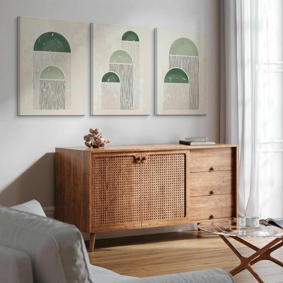 Muralo - Wandbilder Set - Leinwand Bilder Set Aufhängefertig - Bilder für Wohnzimmer Schlafzimmer -
