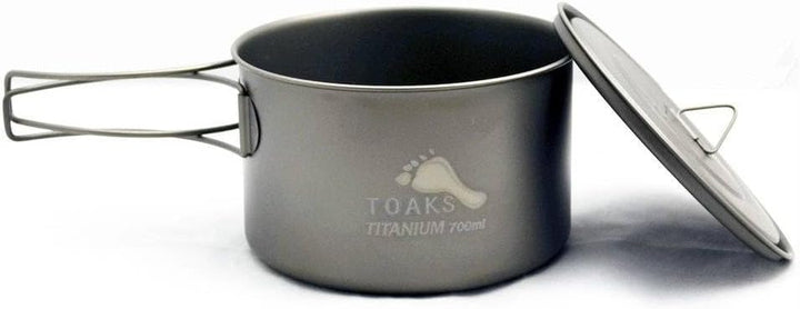 Ultraleichter Titan-Kochtopf von Toaks, POT-700-L, 700
