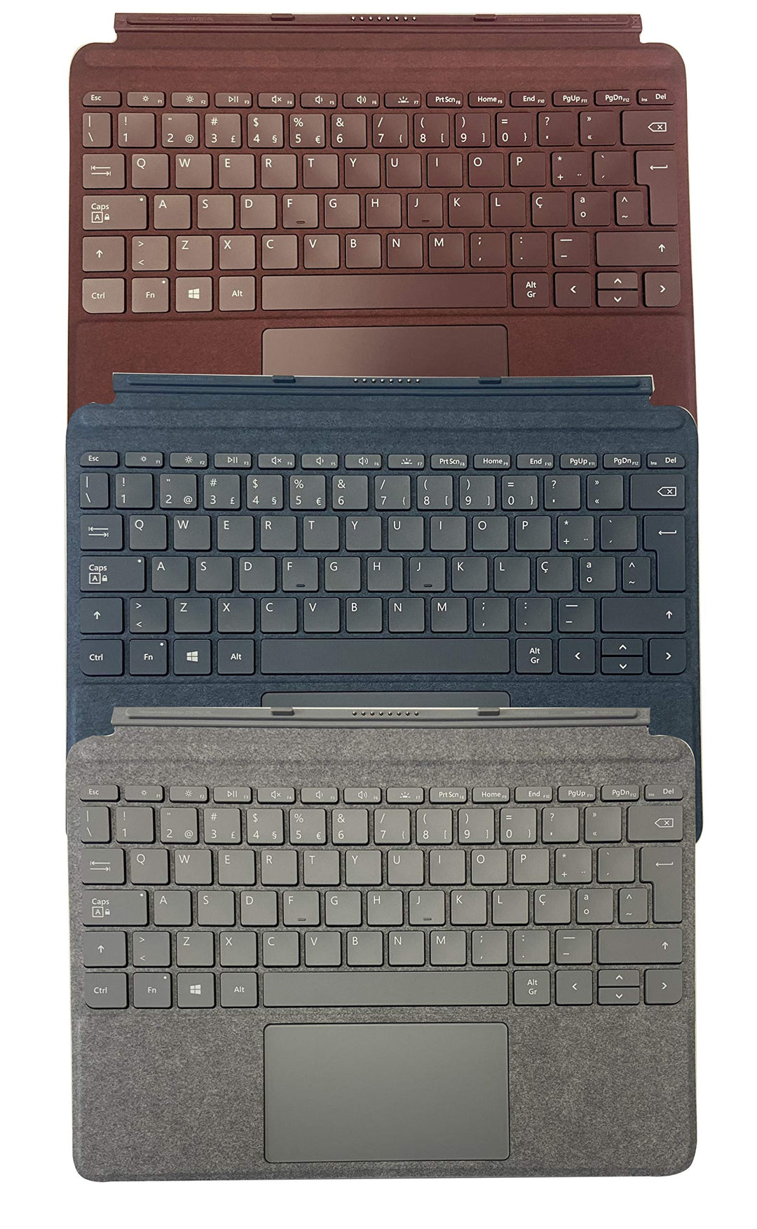 Microsoft Surface Go Type Cover für Handy, Platinum, QWERTY, Cover Port, Tastaturen für Mobiltelefon