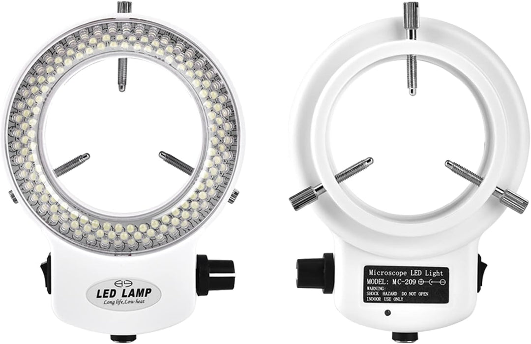 Mikroskop Kamera 144 LED Perlen Lichtquelle Helligkeit einstellbar Ringlampe(#01)