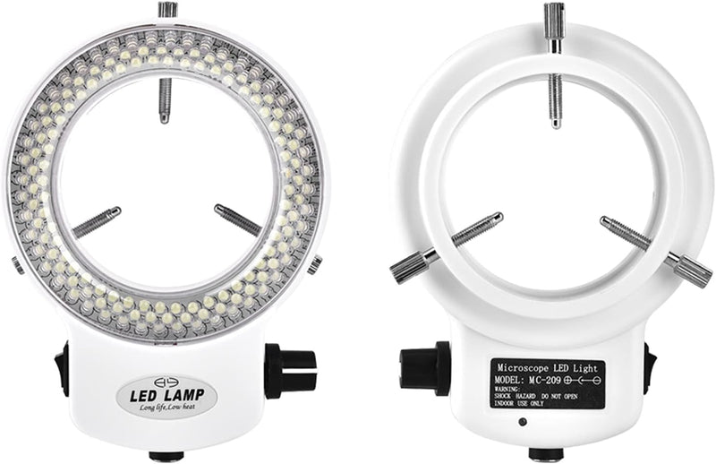 Mikroskop Kamera 144 LED Perlen Lichtquelle Helligkeit einstellbar Ringlampe(