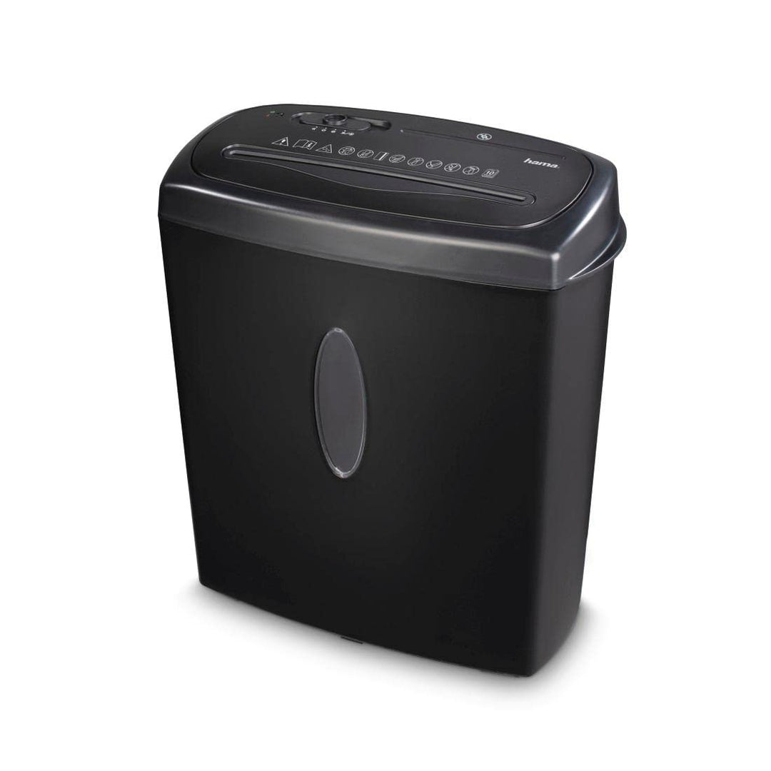 Hama Home N10CD 15L Aktenvernichter für Haus und Büro, (10 Blatt Aktenvernichter Plastikkarten-Akten