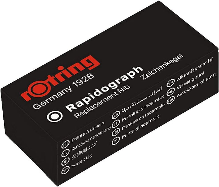 rOtring S0218960 Zeichenkegel - Rapidograph, 0.1 metrisches System, Reihe 2 0,10 mm, 0,10 mm