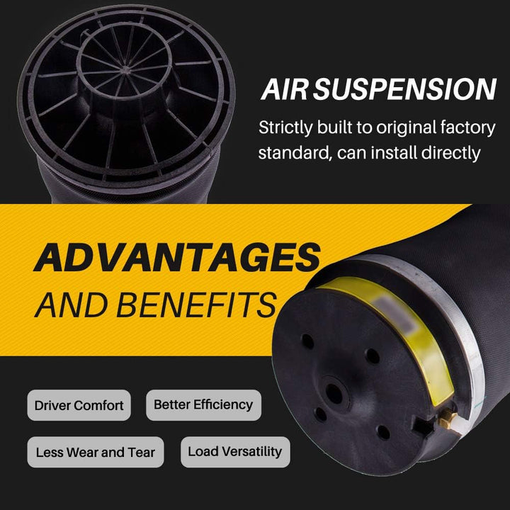 maXpeedingrods Hinten Luftfederung für M ML GL Klasse W164 X164 1643201025 1663200325 Luftfeder 2 St