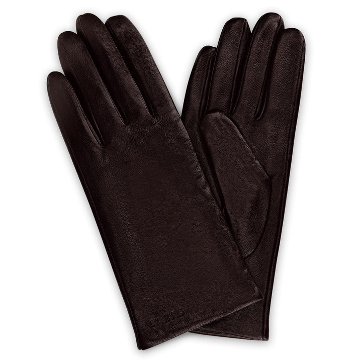 Navaris Touchscreen Nappa Lederhandschuhe für Damen - Leder Handschuhe aus Lammleder mit Kaschmir Mi