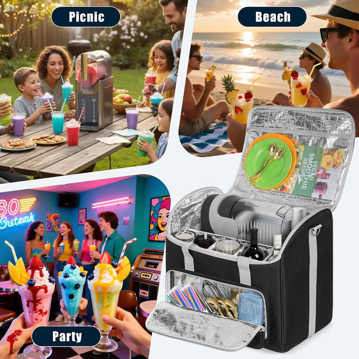 YARWO Tragetasche kompatibel mit Ninja Slushie Maschine FS301, FS300 &amp; FS299, wasserdichte Reisetasc