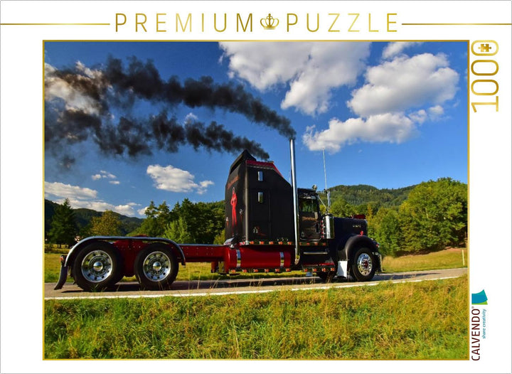 CALVENDO Puzzle Kenworth W900A EXTHD 1000 Teile Lege-Grösse 64 x 48 cm Foto-Puzzle Bild von Ingo Lau