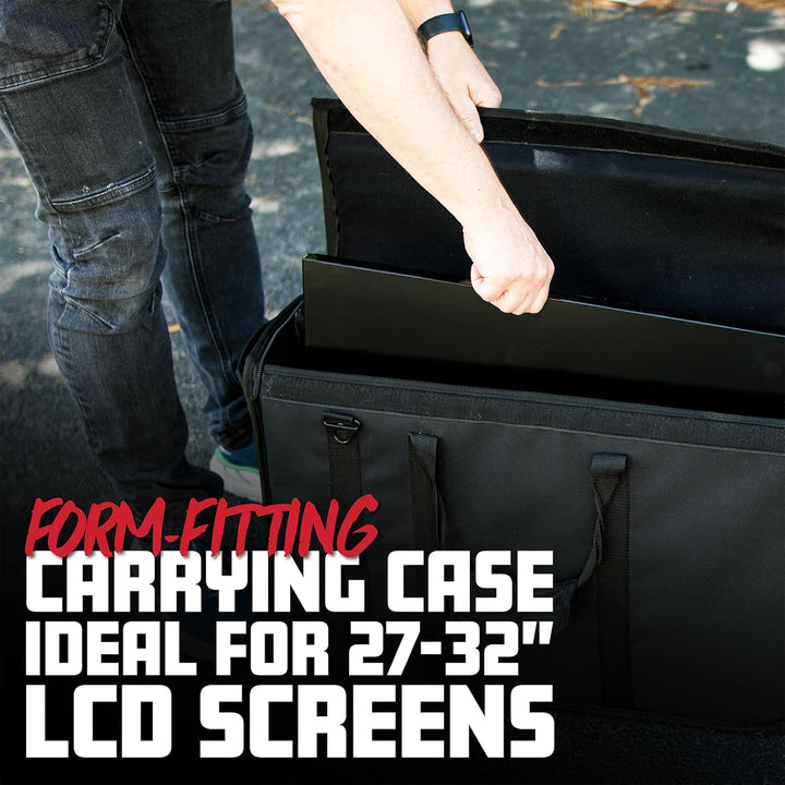 Gator Cases Gepolsterte Nylon-Tragetasche für den Transport von LCD-Bildschirmen, Monitoren und -Fer