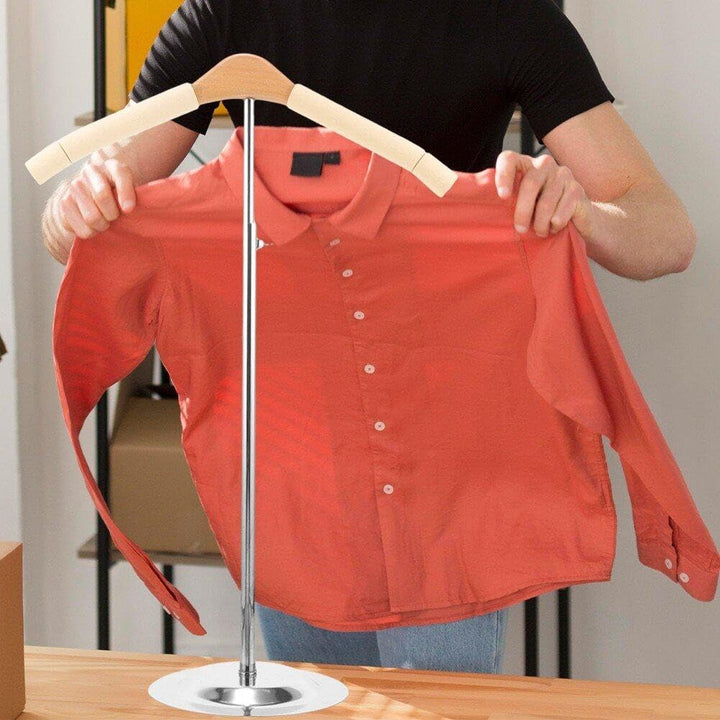 Dianzan Verstellbare T-Shirt-Display-Kleidung, T-bar-Display-Rack, Flexible Hemdständer, Edelstahl-k