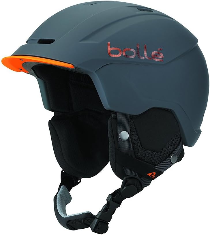 bollé - INSTINCT Skihelm, Medium, Unisex Erwachsene Small 51-54 cm Grey Orange Matte, Small 51-54 cm