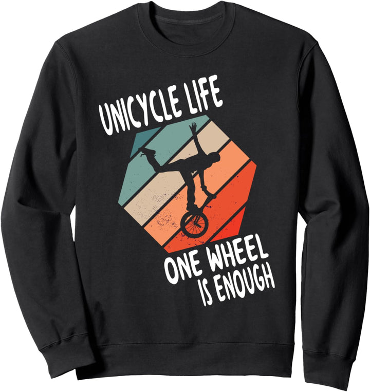 Einrad Mädchen Einradfahrer Unicycle Einrad Jungen Cool Sweatshirt