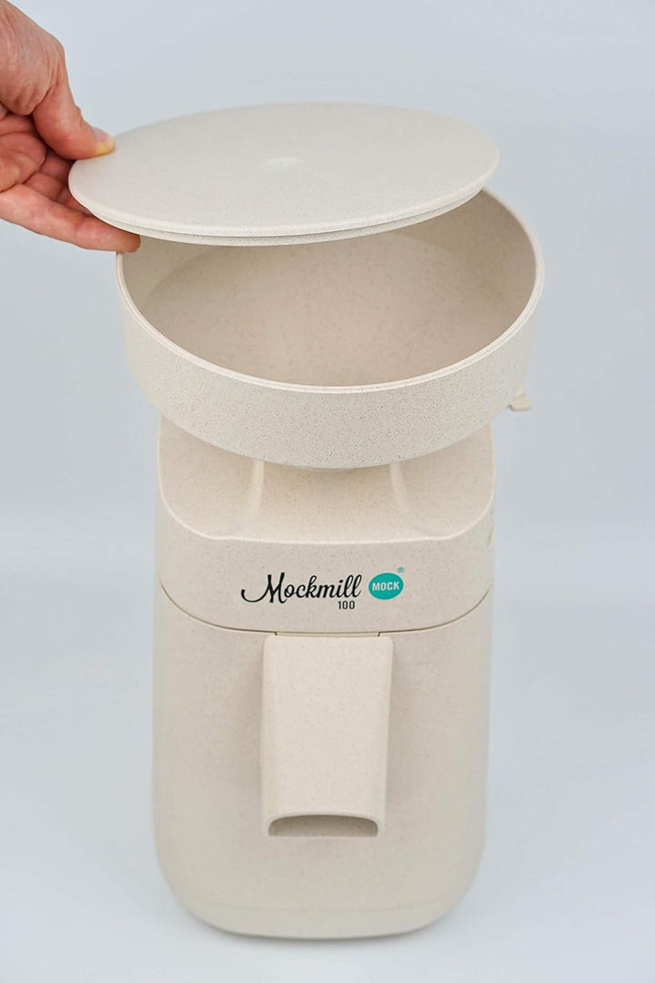 Getreidemühle Mockmill 200 | Made in Germany | Edelkorund und Keramik Mahlstein (Mockmill 200 + 2,5k