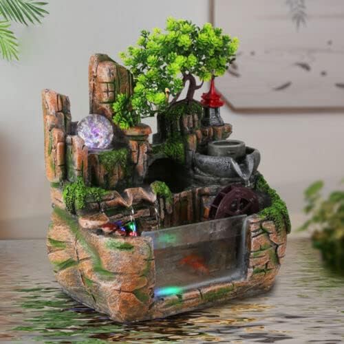 Ornament Wasserfall Wasserfall Büro Home Office Display Kreative Harz Hängende Geschenk Öffnen Dekor