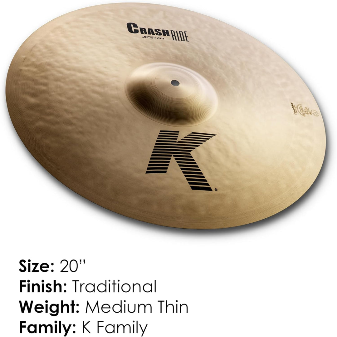 Zildjian K Zildjian Series - 20" Crash Ride Cymbal 20 Zoll, 20 Zoll