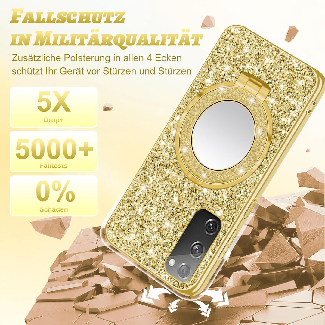 Fiyer für Samsung Galaxy S20 FE Hülle Glitzer Bling Sparkle Original Handyhülle für Samsung S20 FE 5