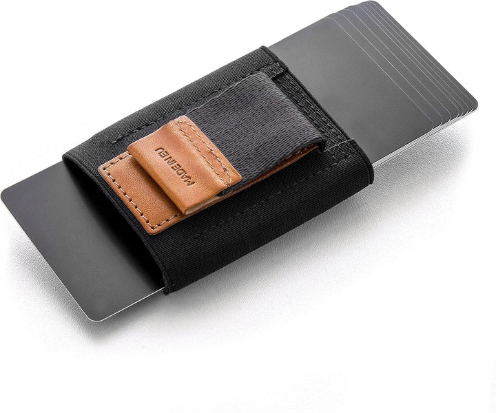 Jaimie Jacobs Nano Boy Mini Wallet, Mini Geldbörse aus Textil, Kleiner Geldbeutel, Slim Wallet mit Z
