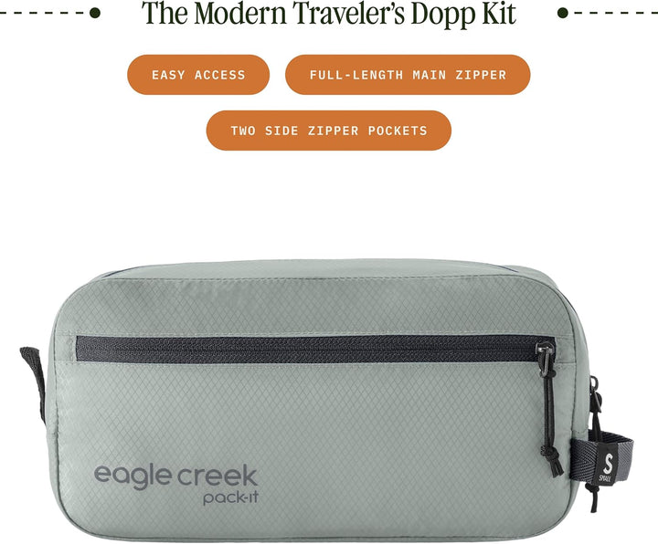 eagle creek Kulturbeutel Pack-It Isolate Quick Trip Storm Grey hellgrau S Storm Grey, S Storm Grey