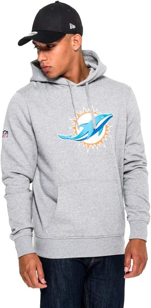 New Era Kapuzenpullover Football Miami Dolphins XS Grau, XS Grau