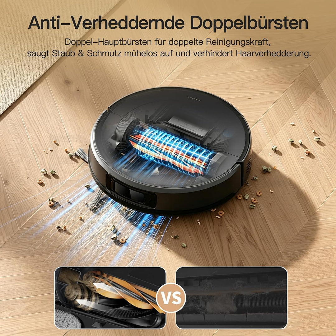 26 Stück Zubehör für Dreame L60 Pro Ultra Saugroboter, 2 Hauptbürsten, 4 Filter, 6 Wischpads, 6 Stau