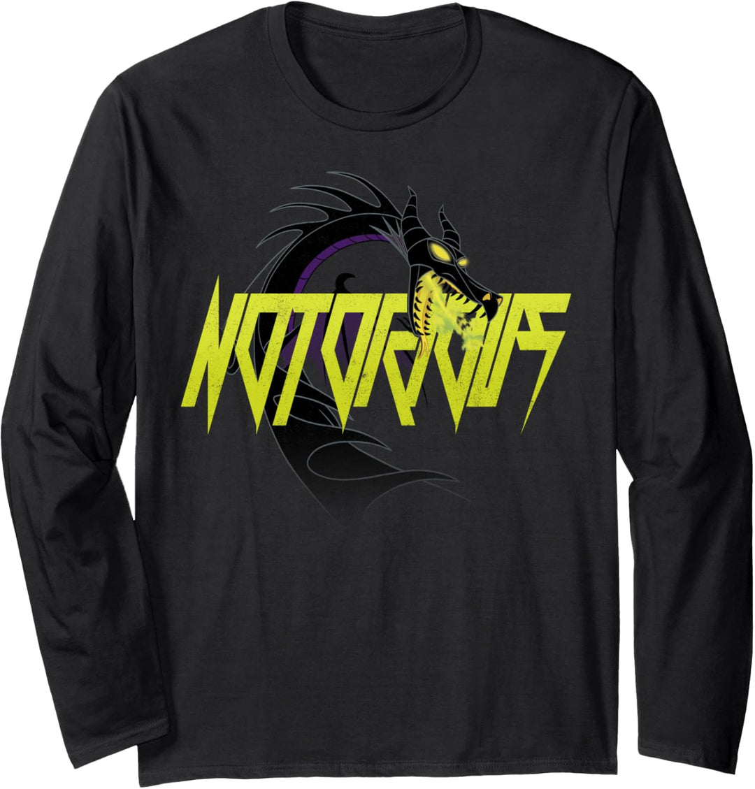Disney Villains Maleficent Dragon Notorious Langarmshirt